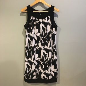 Black & White Floral Dress L